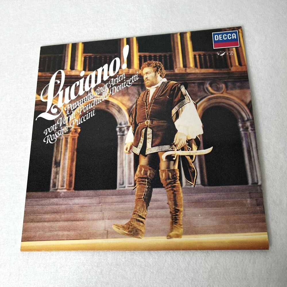 Luciano Pavarotti Vinyl Record German Version